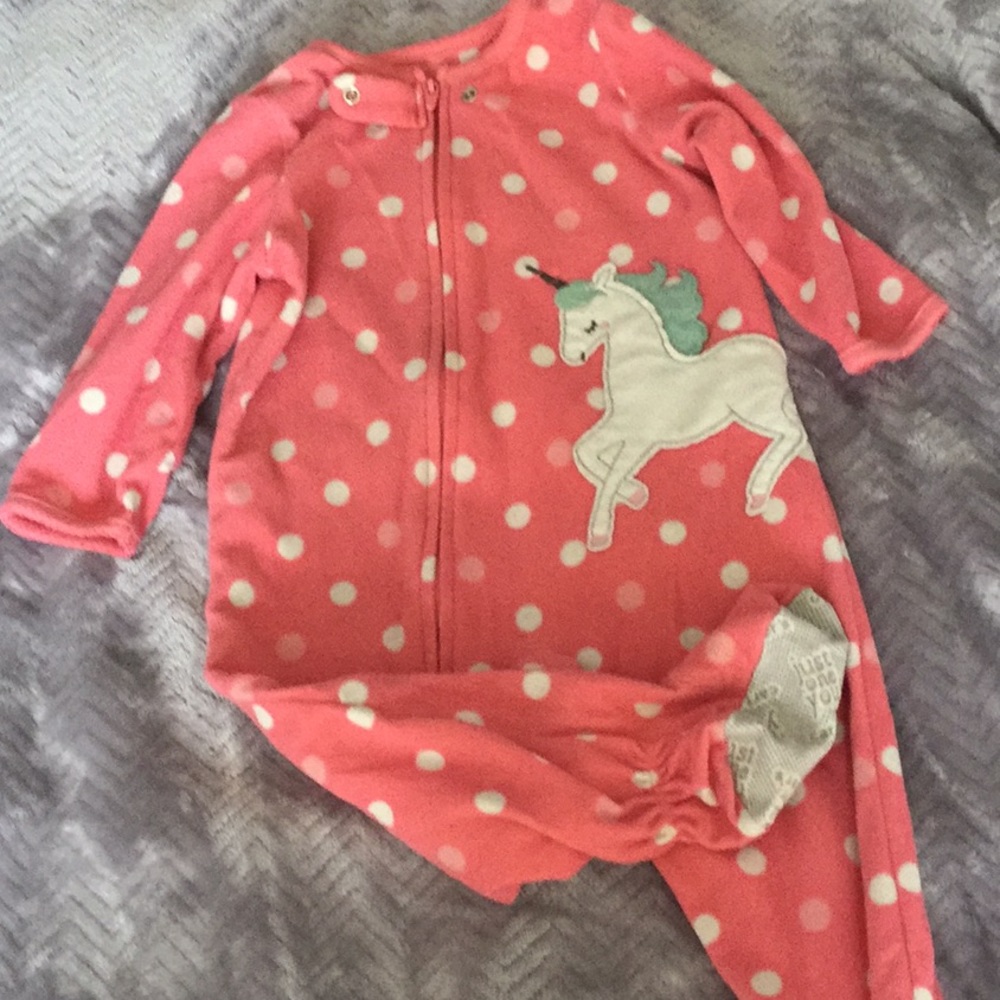 Fleece footie pajamas!